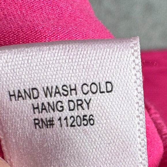 LTX Sportswear S Fuchsia V-Neck Short Sleeve Stretch Casual Dress - Picture 5 of 13